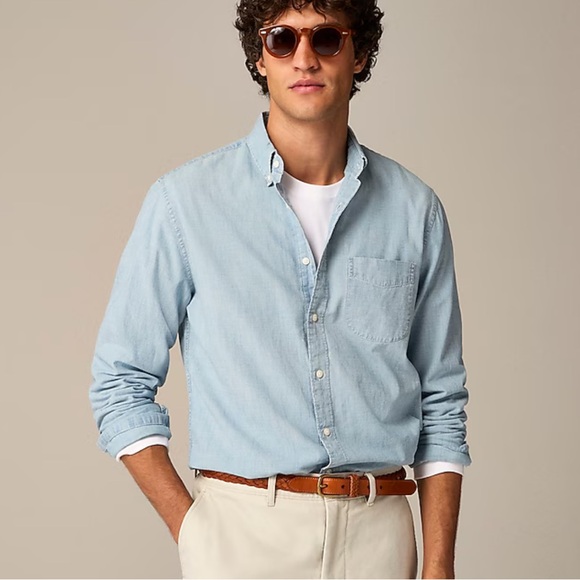 J. Crew Other - J. Crew Organic Cotton‎ Chambray Shirt